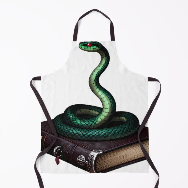 Item preview, Gothic Emerald Serpent Antique Silver Grimoire designed and sold by IllumeInk.