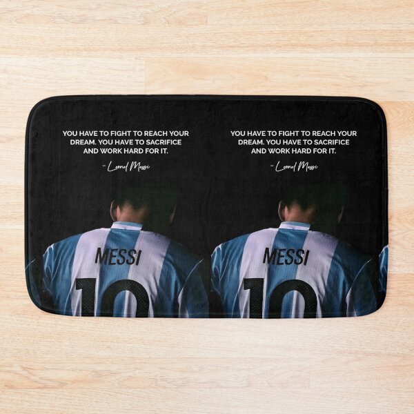 Item preview, You Have To Fight To Reach Your Dream You Have To Sacrifice And Work Hard For It - Leonel Messi Inspiring Motivational Football Quote designed and sold by Matt_Smith.
