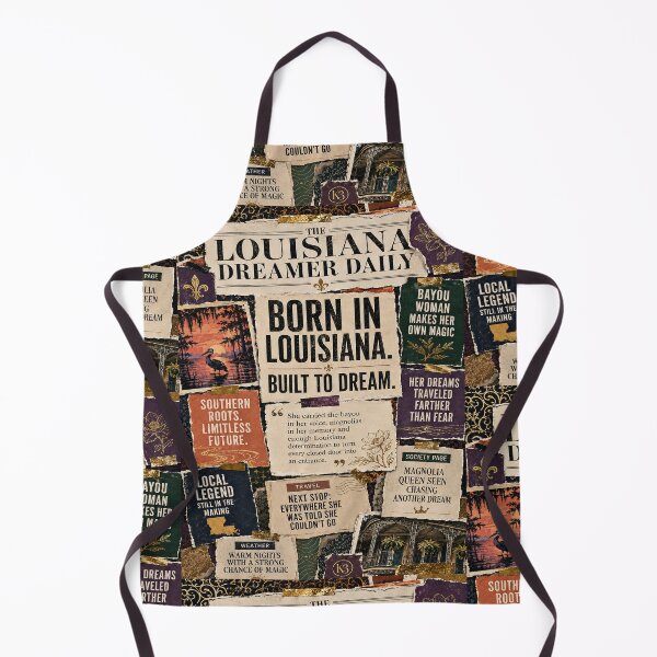 Item preview, Vintage Louisiana collage celebrating heritage, courage, and dreams designed and sold by K3DreamKreations .
