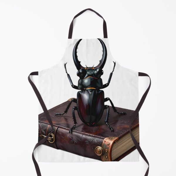 Item preview, Gothic Stag Beetle Verdigris Copper Grimoire designed and sold by IllumeInk.