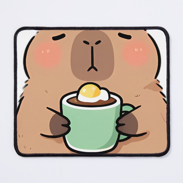 Item preview, Cute Baby Capybara Hugging Citrus Hot Cocoa Mug designed and sold by pumsquare.