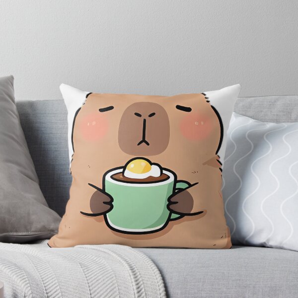 Item preview, Cute Baby Capybara Hugging Citrus Hot Cocoa Mug designed and sold by pumsquare.