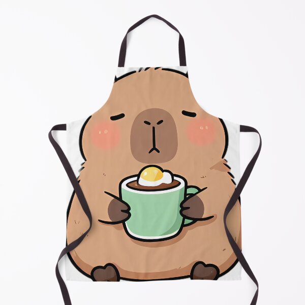 Item preview, Cute Baby Capybara Hugging Citrus Hot Cocoa Mug designed and sold by pumsquare.