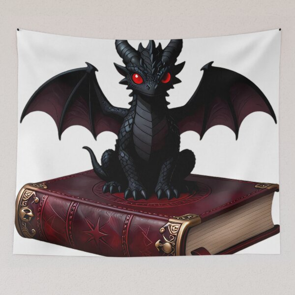 Item preview, Gothic Dragon Hatchling Carved Pewter Grimoire designed and sold by IllumeInk.