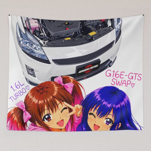 Item preview, JDM Sleeper: G16E-GTS Swapped 30 Prius with Anime Girls PINK-chan & Ai-neesan designed and sold by AKIHABARAMOTORS.