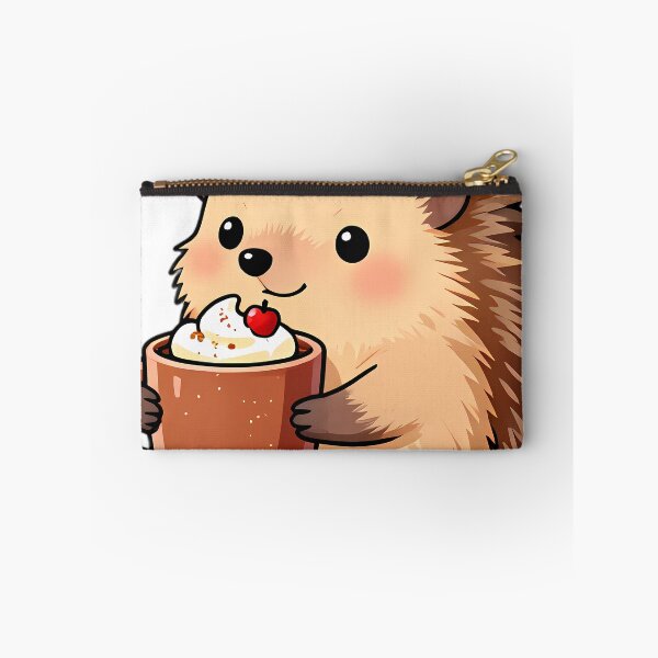 Item preview, Cute Hedgehog Hugging Spiced Apple Hot Cocoa Mug designed and sold by pumsquare.