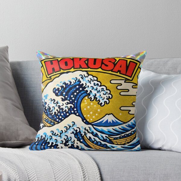 Item preview, Hokusai Great Wave – Retro Japanese Holographic Sticker Art designed and sold by POP-BAY-JP.
