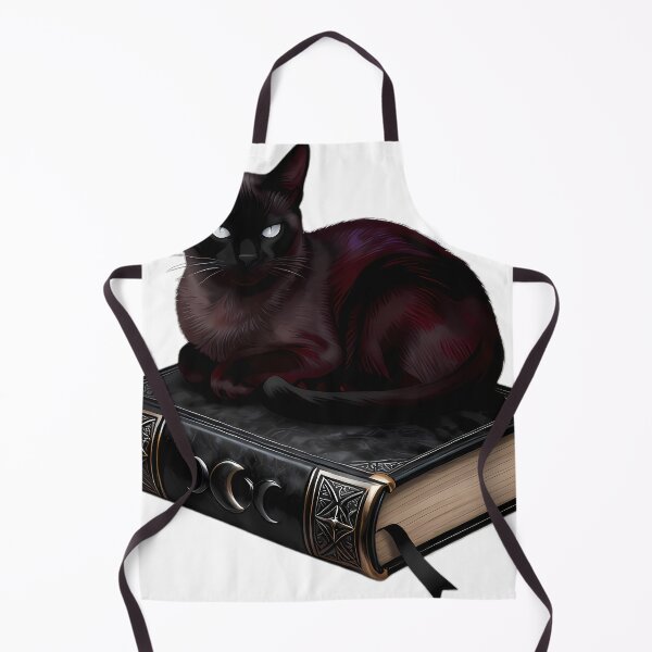 Item preview, Gothic Bombay Cat Silver Filigree Grimoire designed and sold by IllumeInk.