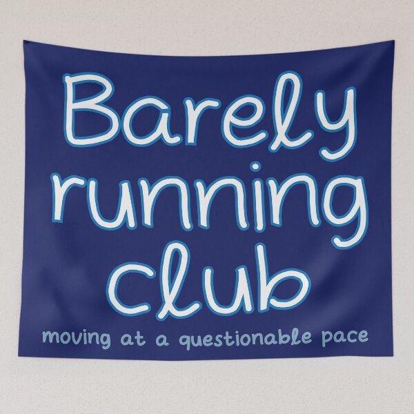 Item preview, Barely running club moving at a questionable pace designed and sold by fluffyfamcraft.