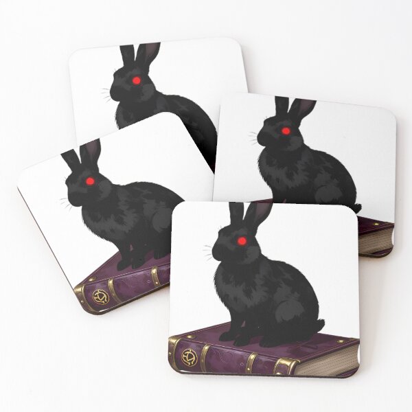 Item preview, Gothic Shadow Hare Antique Brass Grimoire designed and sold by IllumeInk.