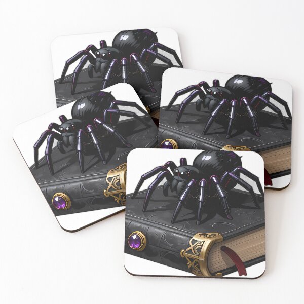Item preview, Gothic Velvet Spider Amethyst Grimoire designed and sold by IllumeInk.