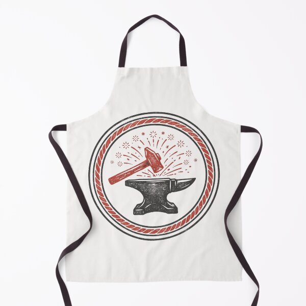 Item preview, Blacksmith Anvil Hammer Vintage Retro Metalworking Design designed and sold by bvdesignart.