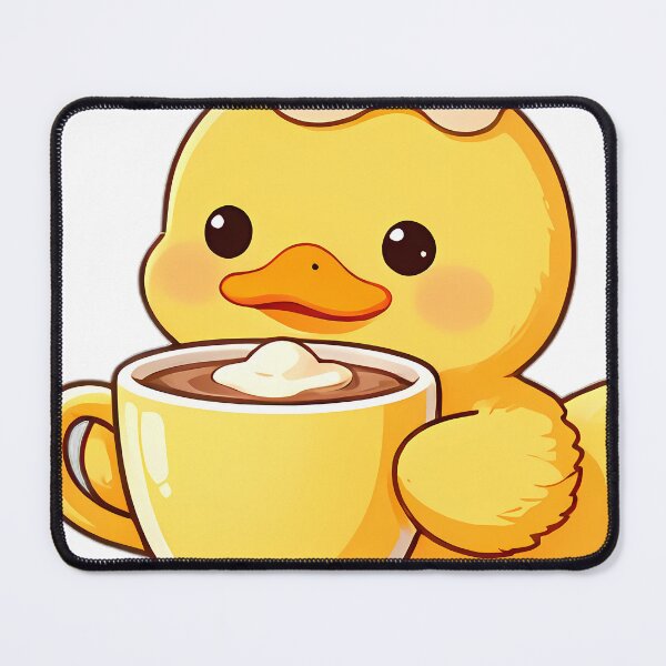 Item preview, Cute Baby Duckling Hugging Vanilla Foam Hot Cocoa Mug designed and sold by pumsquare.
