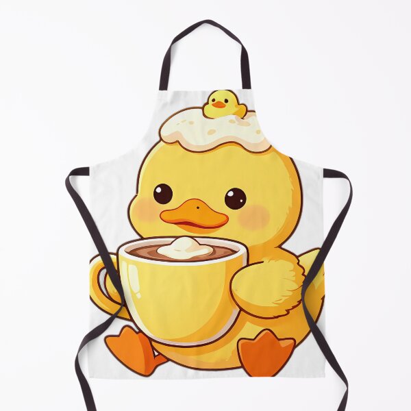 Item preview, Cute Baby Duckling Hugging Vanilla Foam Hot Cocoa Mug designed and sold by pumsquare.