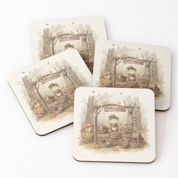 Item preview, Frog's Mushroom Market Stall designed and sold by PictorialWhimsy.