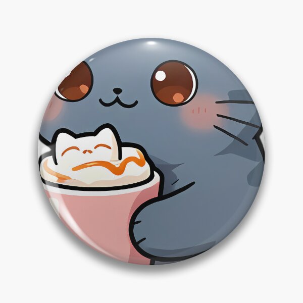 Item preview, Cute Scottish Fold Cat Hugging Caramel Hot Cocoa Mug designed and sold by pumsquare.