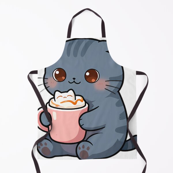Item preview, Cute Scottish Fold Cat Hugging Caramel Hot Cocoa Mug designed and sold by pumsquare.