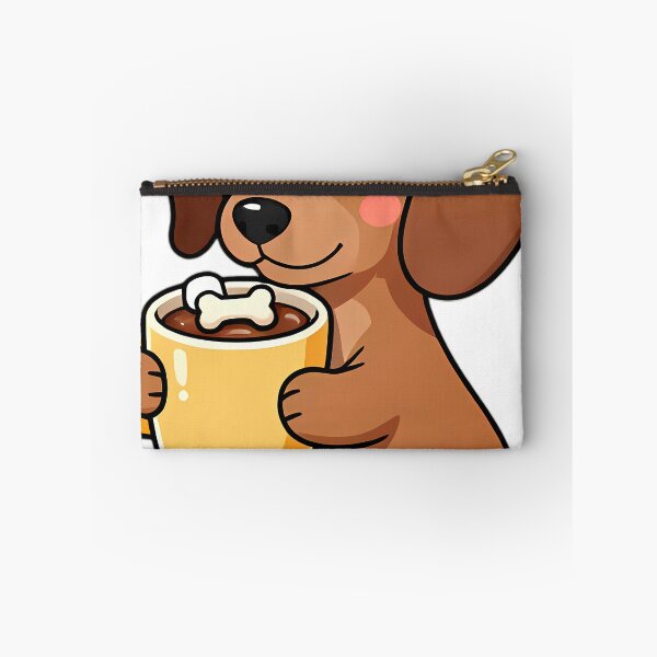 Item preview, Cute Dachshund Puppy Hugging Spiced Hot Cocoa Mug designed and sold by pumsquare.