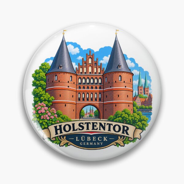Item preview, Holstentor, Lübeck, Germany designed and sold by Myra365Art.