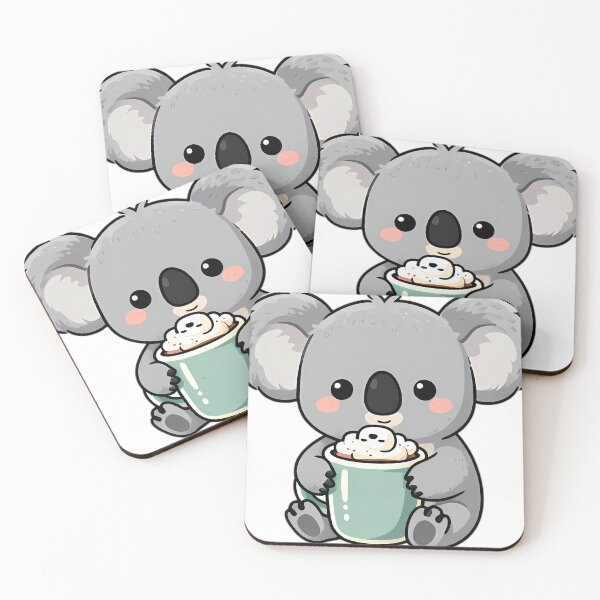 Item preview, Cute Baby Koala Hugging Nutmeg Hot Cocoa Mug designed and sold by pumsquare.