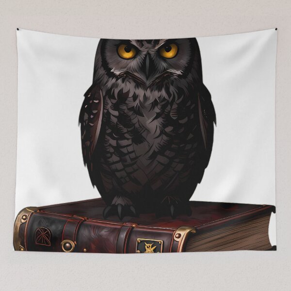 Item preview, Gothic Horned Owl Weathered Pewter Grimoire designed and sold by IllumeInk.