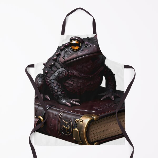 Item preview, Gothic Horned Toad Medieval Leather Grimoire designed and sold by IllumeInk.
