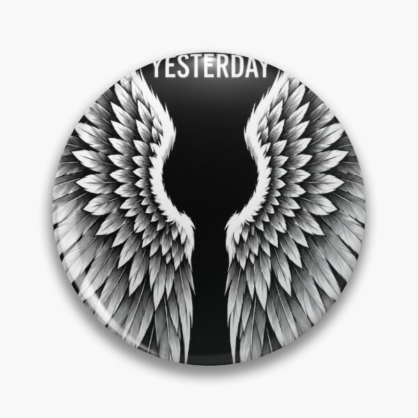 Item preview, Fly Higher Than Yesterday Angel Wings Motivational Art designed and sold by UrbanVibeArt ya StudioVibe).