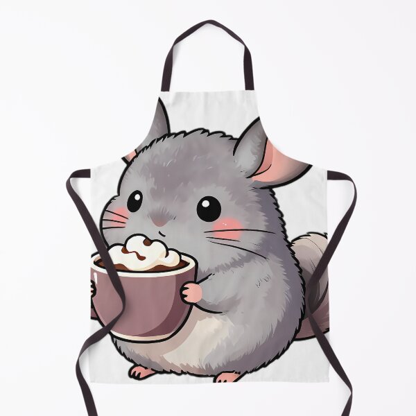 Item preview, Cute Chinchilla Hugging Cocoa Puff Hot Chocolate Mug designed and sold by pumsquare.