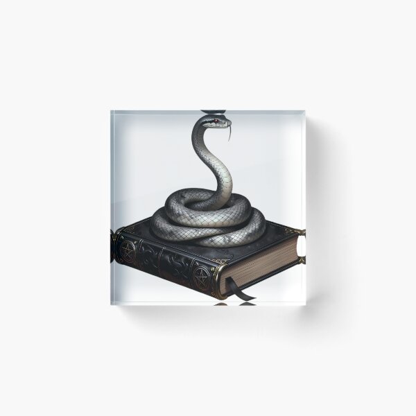 Item preview, Gothic Ghost Python Antique Ebony Grimoire designed and sold by IllumeInk.