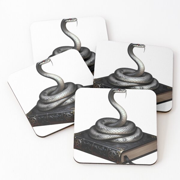 Item preview, Gothic Ghost Python Antique Ebony Grimoire designed and sold by IllumeInk.