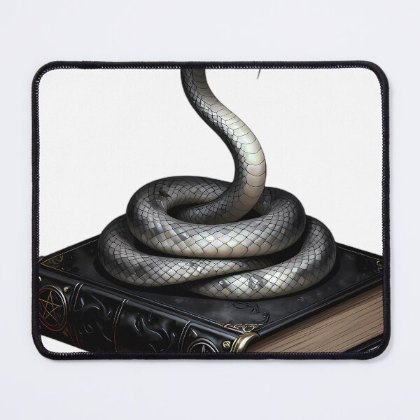 Item preview, Gothic Ghost Python Antique Ebony Grimoire designed and sold by IllumeInk.