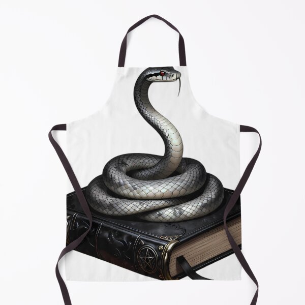 Artikelvorschau, Gothic Ghost Python Antique Ebony Grimoire entworfen und verkauft von IllumeInk.