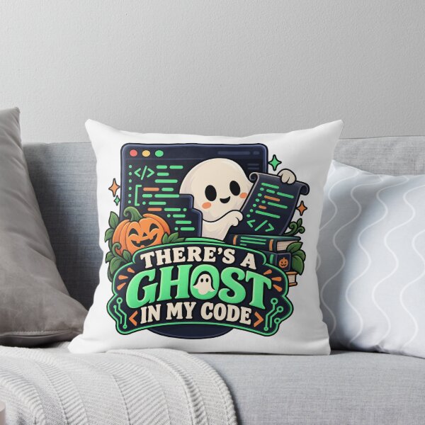Artikelvorschau, Theres a Ghost in My Code Funny Programmer Gift entworfen und verkauft von Dark Energy.