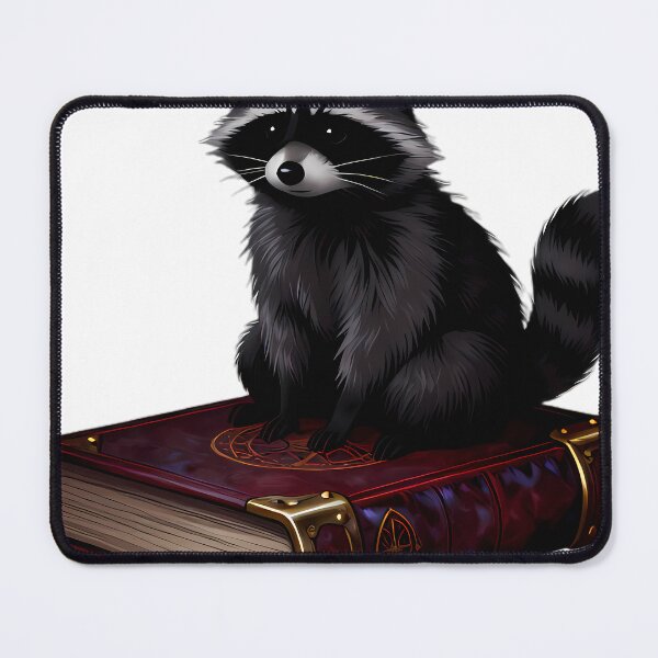 Item preview, Gothic Raccoon Antique Bronze Grimoire designed and sold by IllumeInk.