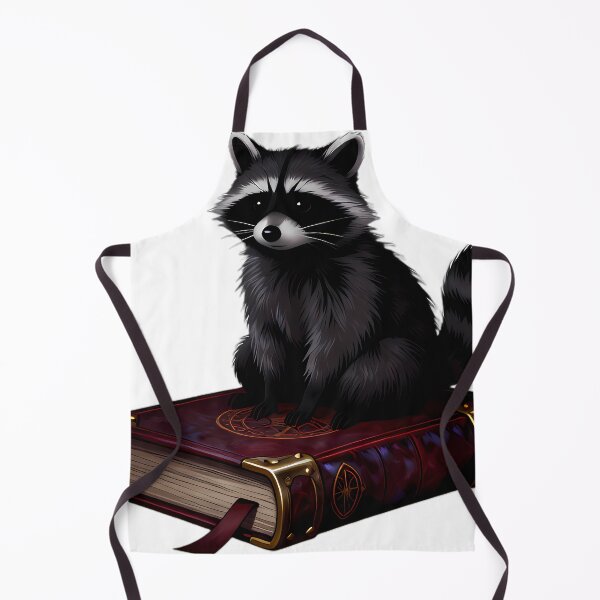 Item preview, Gothic Raccoon Antique Bronze Grimoire designed and sold by IllumeInk.