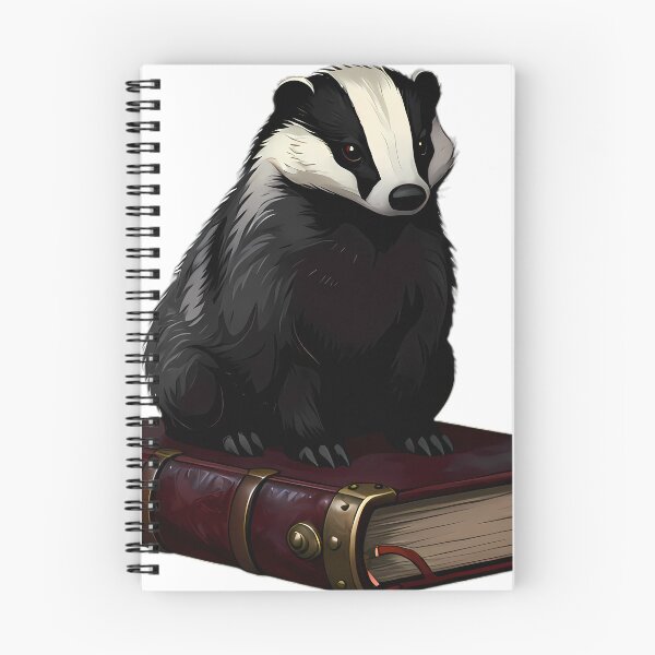 Item preview, Gothic Badger Dark Iron Grimoire designed and sold by IllumeInk.