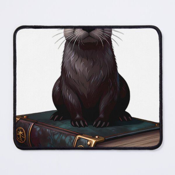 Item preview, Gothic River Otter Verdigris Brass Grimoire designed and sold by IllumeInk.