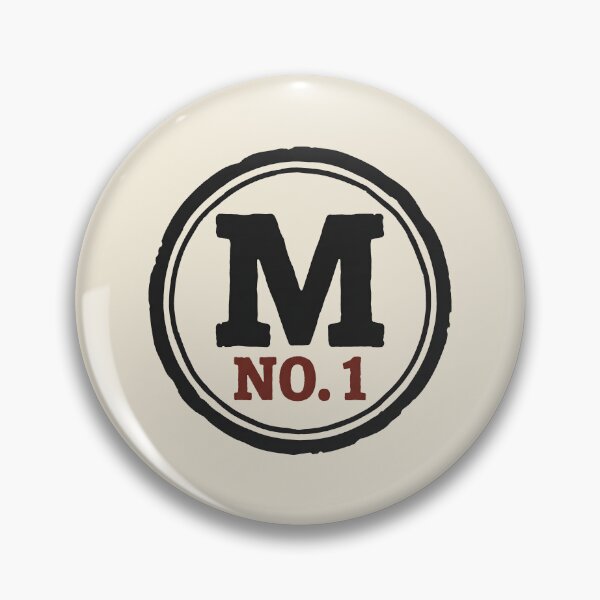Item preview, Letter M Monogram Vintage Badge No 1 Emblem designed and sold by SplashTastic.