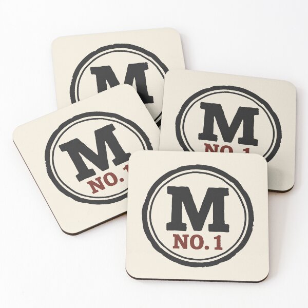 Item preview, Insignia vintage con monograma de la letra M n.° 1 designed and sold by SplashTastic.
