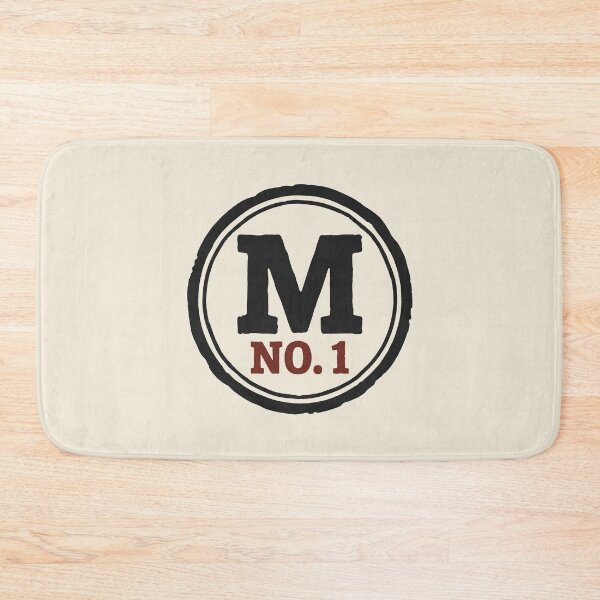 Item preview, Letter M Monogram Vintage Badge No 1 Emblem designed and sold by SplashTastic.