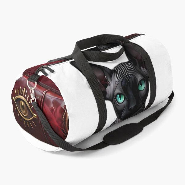 Item preview, Gothic Sphynx Cat Baroque Gold Grimoire designed and sold by IllumeInk.