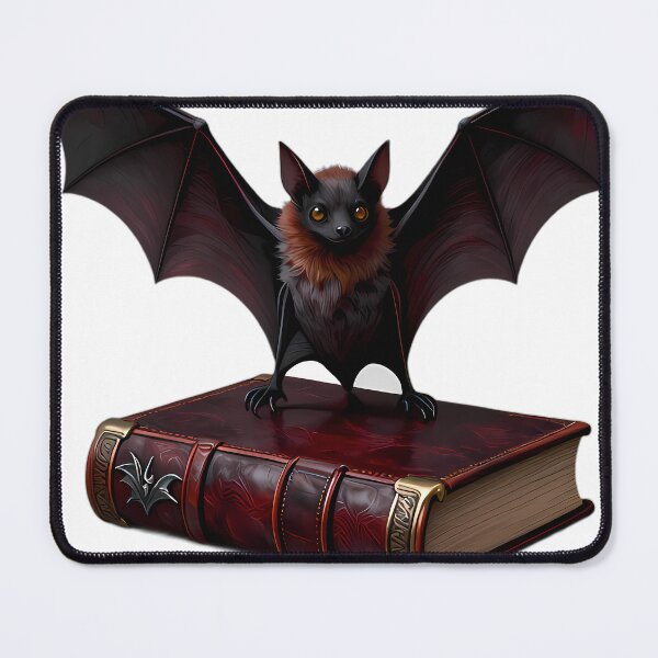 Item preview, Gothic Flying Fox Bat Pewter Grimoire designed and sold by IllumeInk.