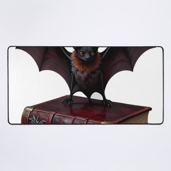 Item preview, Gothic Flying Fox Bat Pewter Grimoire designed and sold by IllumeInk.