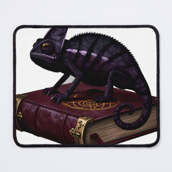 Item preview, Gothic Shadow Chameleon Antique Brass Grimoire designed and sold by IllumeInk.