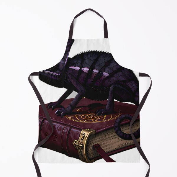 Item preview, Gothic Shadow Chameleon Antique Brass Grimoire designed and sold by IllumeInk.