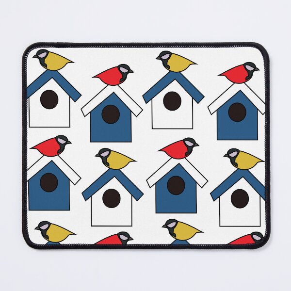 Item preview, Birdhouse Bird House Colorful Birds Birdhouse designed and sold by Nisha Prabhu.
