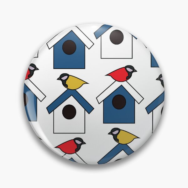 Item preview, Birdhouse Bird House Colorful Birds Birdhouse designed and sold by Nisha Prabhu.