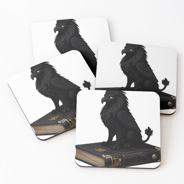Item preview, Gothic Griffin Hatchling Obsidian Grimoire designed and sold by IllumeInk.