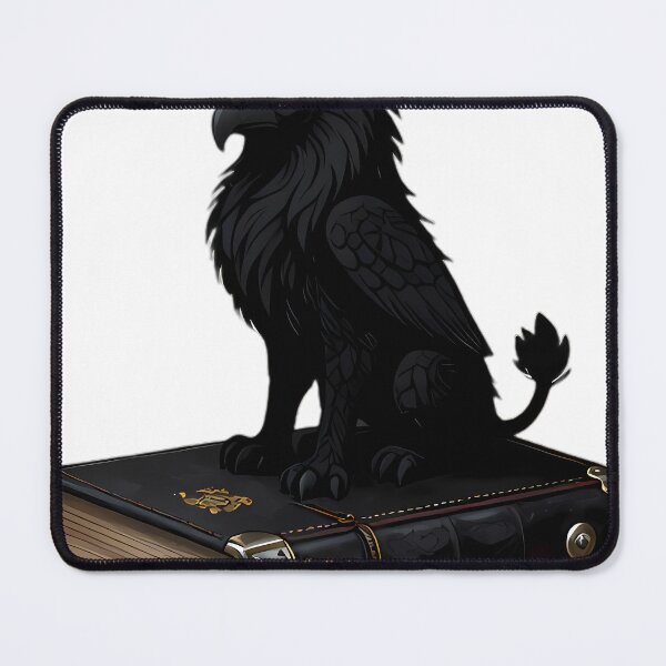 Item preview, Gothic Griffin Hatchling Obsidian Grimoire designed and sold by IllumeInk.