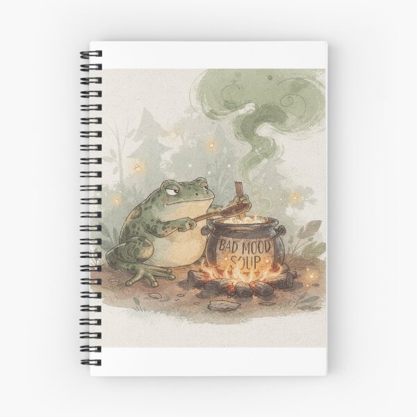 Item preview, Frog's Bad Mood Soup designed and sold by PictorialWhimsy.